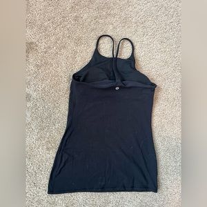 Lululemon size small workout tank with lined built in bra.